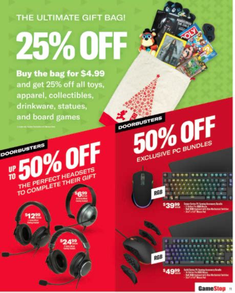 All The Deals From Gamestops Recently Released 2020 Black Friday Ad