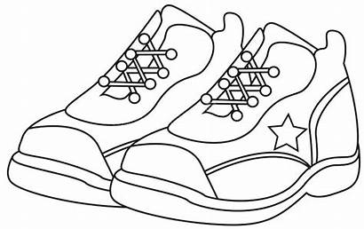 Coloring Shoes Running Nike Pages Cartoon Sports