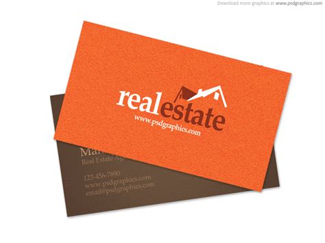 When you meet a person of interest for the first time, it is expected that you offer or exchange visiting cards. Real estate business card | PSDGraphics