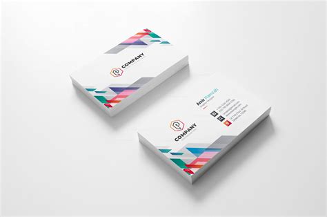 Vibrant Creative Business Card Design Graphic Yard