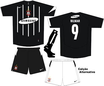 Kit Design, by eroj: 2005 Corinthians (Home e Away)