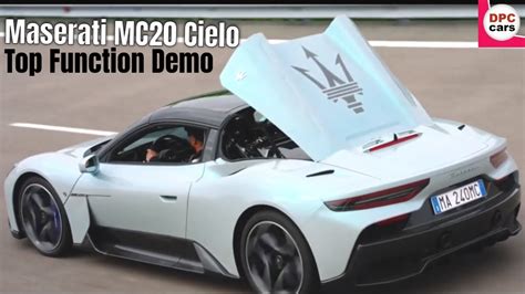 Maserati Mc Cielo Top Function Demonstration Youtube