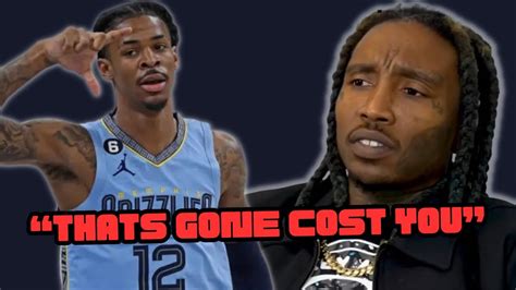 Ja Morant Gets Called Out By La Gang Member For False Claiming Youtube