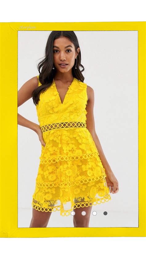 See more ideas about yellow wedding guest dresses, wedding guest dress, yellow bridesmaid dresses. ASOS DESIGN sleeveless mini dress in embroidered floral ...