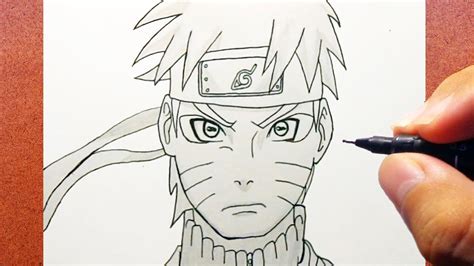 Como Desenhar Naruto Shippuden Modo Sábio Sennin How to Draw YouTube