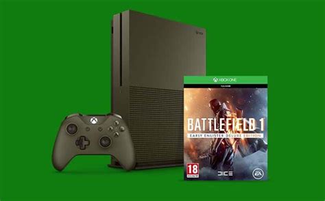 Battlefield 1 Gets A Military Green Xbox One S Bundle