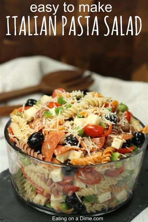 Italian Pasta Salad Recipe Easy Italian Pasta Salad