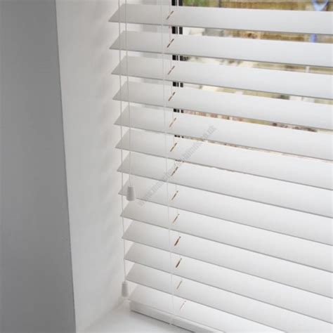 2x White Wooden Venetian Blinds 1m Wide 50mm Slats Furniture And Home Living Furniture Other