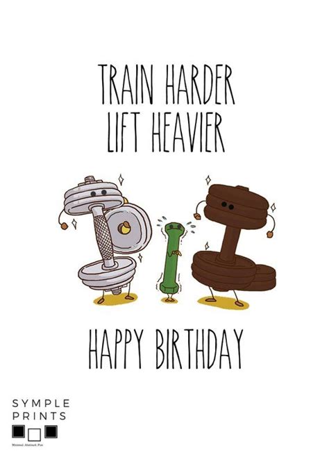 Check spelling or type a new query. Printable Crossfit Birthday Card for Workout Fitness ...
