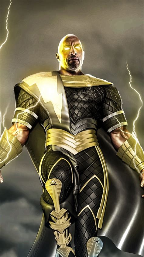 Dwayne johnson reveals dc's black adam has started filming but the cloak slipped a bit in the second shot and a little peek at his costume was revealed. Download 720x1280 wallpaper movie, black adam, dwayne ...