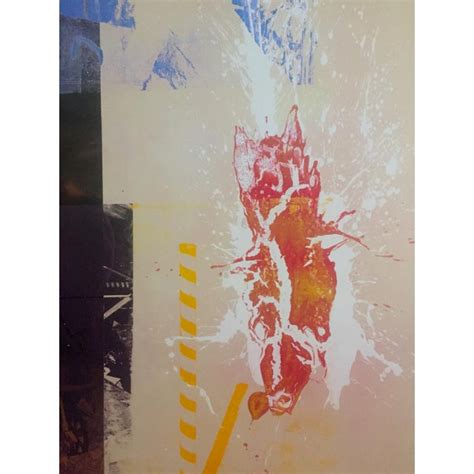 Robert Rauschenberg Original Offset Lithograph Abstract