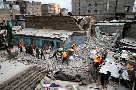 Building Collapses In Kenyas Capital Police Report 3 Dead