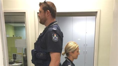 Tall Cop Short Cop Photo Cairns QLD Police Officers Have Huge
