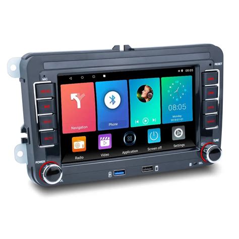 Eastereggs 2 Din Android Car Radio For Volkswagen Skoda VW Passat Polo