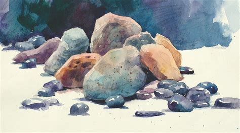 How To Paint Rocks Value And Shape For Minerals Done Right