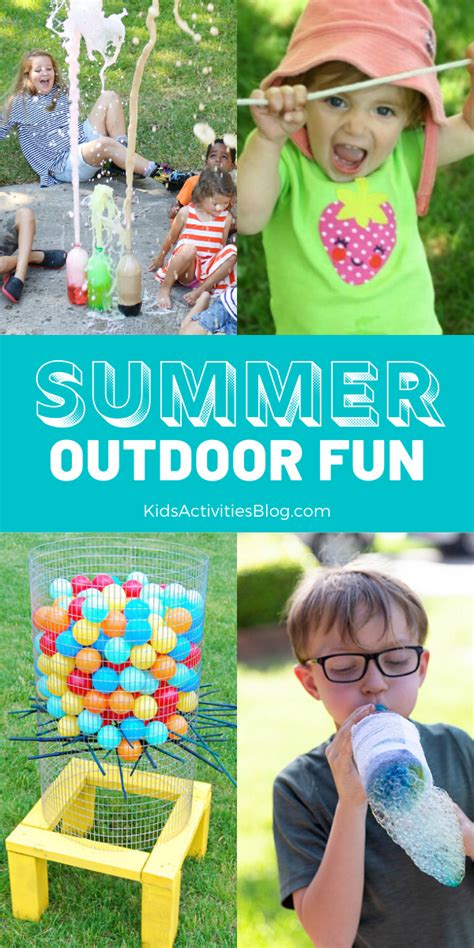 100 Summer Ideas To Get Kids Active And Break Through Boredom Screen