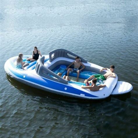 Sun Pleasure 21510 Big Inflatable 6 Person Party Boat For Sale Online