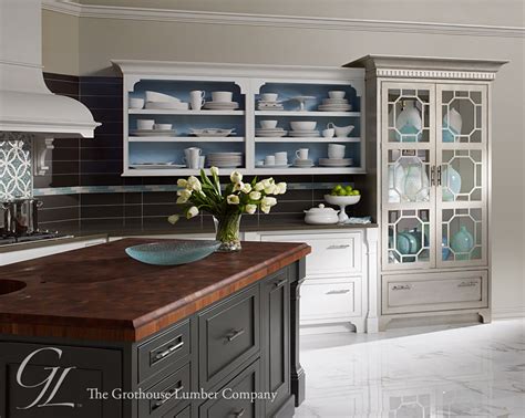 Mahogany Butcher Block Island Countertop in Pennsylvania