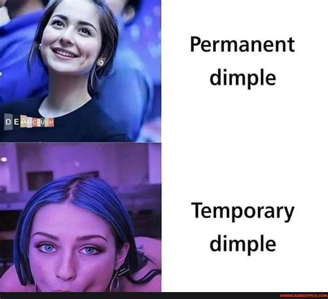 Permanent Dimple Temporary Dimple Americas Best Pics And Videos