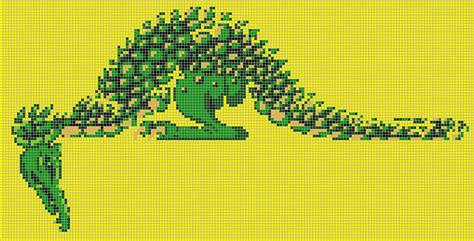 Dragon Fantastic Adventures Of Dizzy Pixel Art By Pixelartnes On