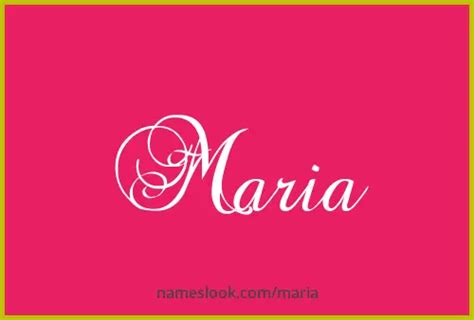 Maria Meaning Origin Pronunciation And Popularity