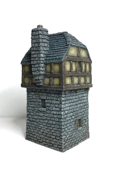 10mm Wargaming 10mm Timber Framed 3 Storey House From Battlescale