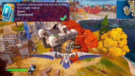 Search Chests With The Falcon Scout In A Single Match In Fortnite Week