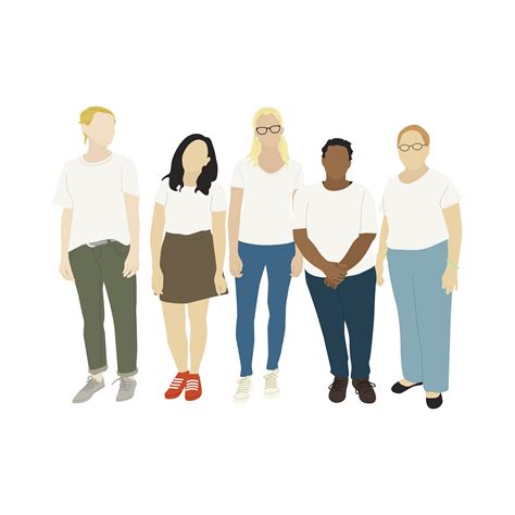 Illustrated Diverse Casual People Download Free Vectors Clipart Graphics And Vector Art
