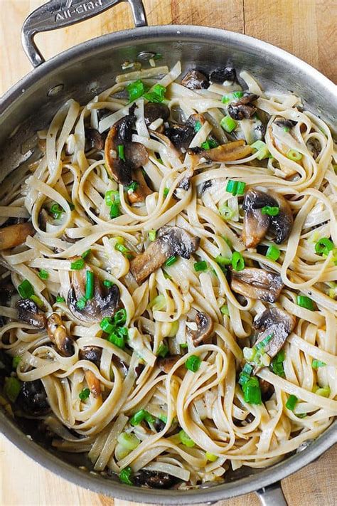 Creamy chicken and mushroom sauce with feta cheese and parsley will work for any kind of pasta. 25 Easy Pasta Recipes: Delicious and Simple - Julia's Album