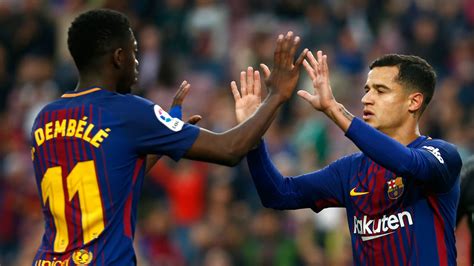Ousmane dembélé statistics and career statistics, live sofascore ratings, heatmap and goal video highlights may be available on sofascore for some of ousmane dembélé and barcelona matches. Dembele & Coutinho show why Barca bought them but nobody ...