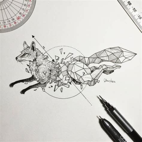 40 Geometric Animal Illustrations For Many Purposes Bored Art