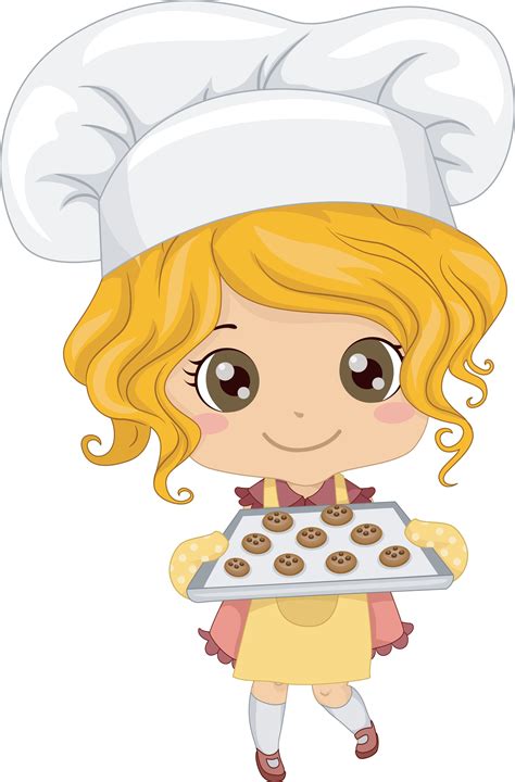Cute Apron Patterns Art Drawings For Kids Happy Paintings Cartoon Chef