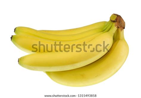 Fresh Yellow Banana Isolated On White Stock Photo 1315493858 Shutterstock