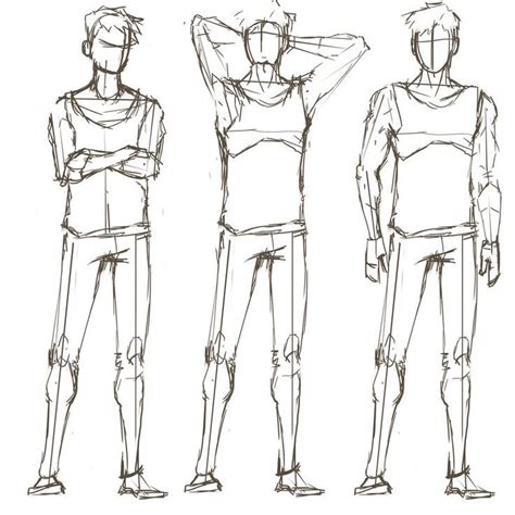 Poses For Drawing Male Poses Male Drawing Sketch Human Figure Guy