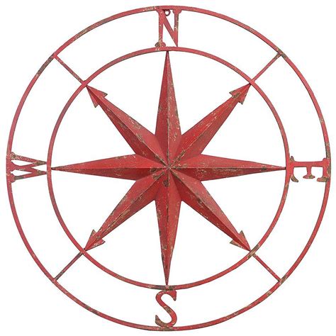 The most common compass rose plaque material is glass. Home Decorators Collection 41 in. Dia. Compass Rose Metal ...