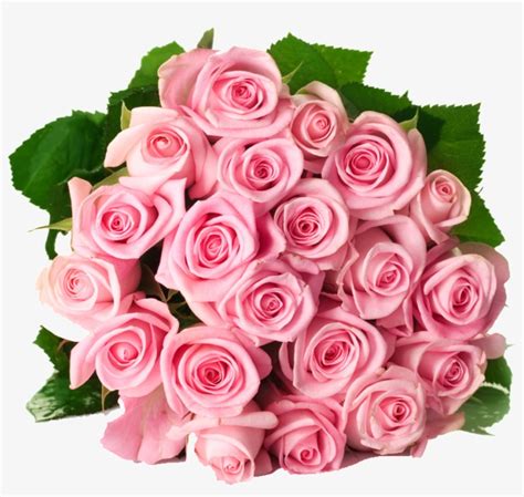Pink Rose Bouquet Valentine Beautiful Flowers Roses Bouquet Png Image