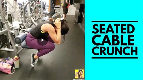 Kneeling Cable Crunch Ab Workout Substitute Just Get Fit