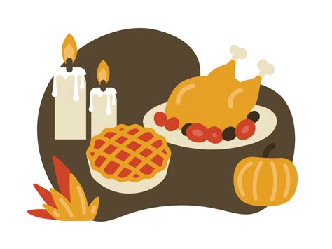 Clipart For Thanksgiving Dinner