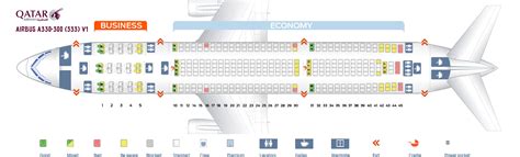 Seat Map Airbus A330 300 Qatar Airways Best Seats In The Plane