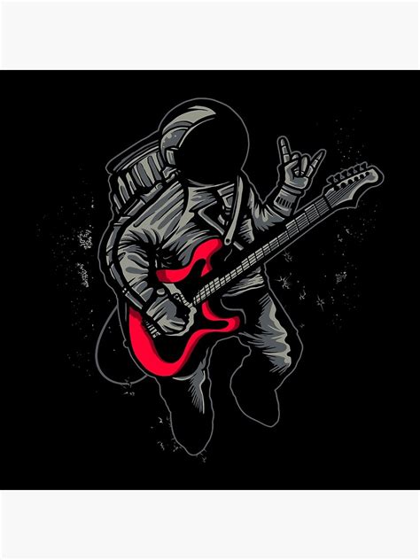 Musician Astronaut In Space Poster For Sale By Logo O Redbubble