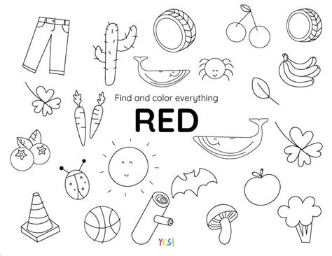 Awesome Color Hunt Printable Coloring Sheets To Learn About Colors