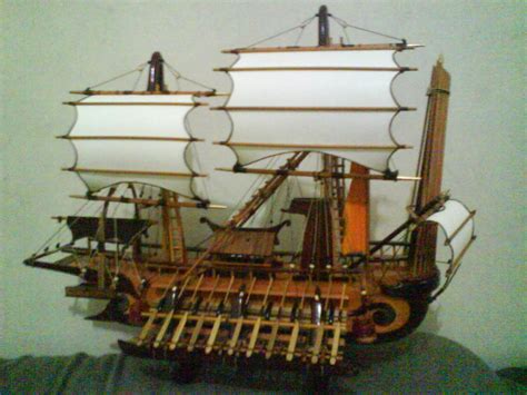 Miniature Of Sailing Ship Miniature