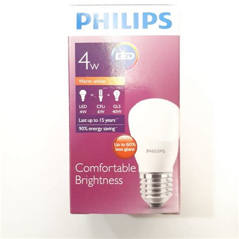 Discover our professional and consumer philips lighting products. Philips LED Bulb 4w E27 Warm White - Zener - Online DIY store