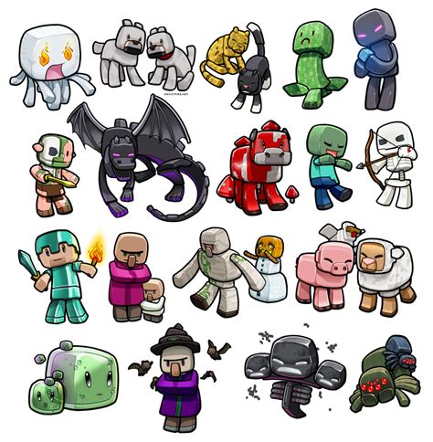 Cute Minecraft Monsters 배경화면 아이디어 펄러비즈