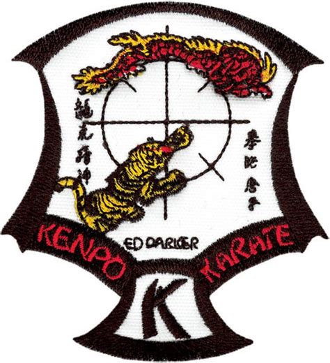 Ikka Crest Patch Large Kenpo Karate Patch 5 Inch Blackbeltshop