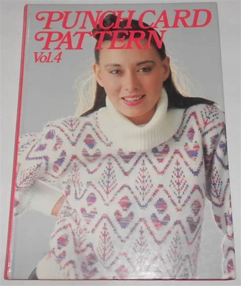 punchcard pattern vol 4 machine knitting pattern book in 7 languages hb 32 95 picclick