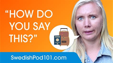 How To Say How Do You Say This In Swedish Swedish Conversational Phrases Youtube