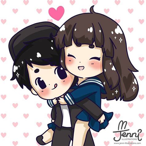 Chibi Hugging Cute Couple Cartoon Images Pin By Saru Magar On Cáº·p Ä