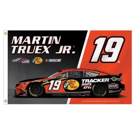 Martin Truex Jr 19 Nascar 3 X 5 Car Flag New For 2022 1 Unit Ralphs