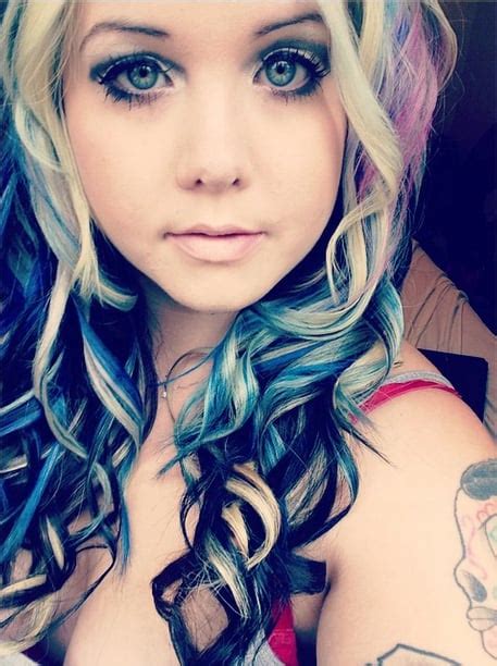 Colorful Corkscrews 101 Real Girls Who Dare To Rock Rainbow Hair